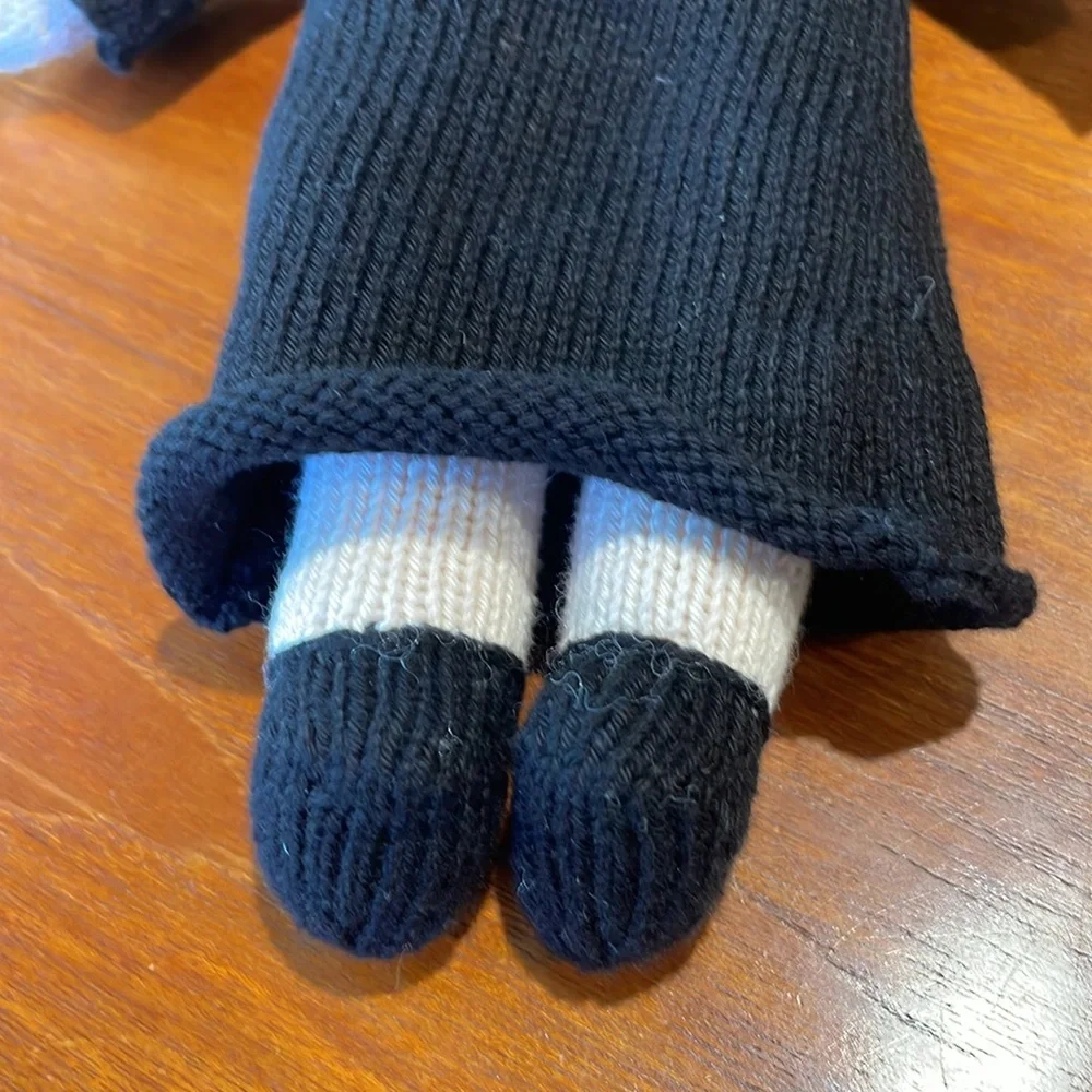 Ruth Bader Ginsburg handmade knit doll